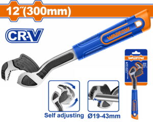 WADFOW ΑΥΤΟΡΙΘΜΙΖΟΜΕΝΟ ΚΛΕΙΔΙ ΣΩΛΗΝΩΝ ΥΔΡΑΥΛΙΚΩΝ 12" / 19-43mm (WPW0A12)