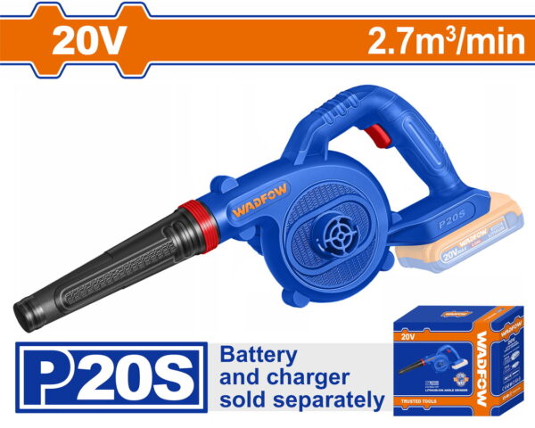 WADFOW ΦΥΣΗΤΗΡΑΣ ΜΠΑΤ. Li-ion 20V ΧΩΡΙΣ ΜΠΑΤΑΡΙΑ & ΦΟΡΤΙΣΤΗ (WBLP512)