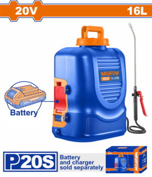 WADFOW ΨΕΚΑΣΤΗΡΑΣ ΠΛΑΤΗΣ ΜΠΑΤ. Li-ion 20V ΧΩΡΙΣ ΜΠΑΤΑΡΙΑ & ΦΟΡΤΙΣΤΗ (WLSY2016)