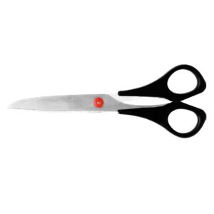 Ψαλίδι γενικής χρήσης μαύρη λαβή ίσιο 16cm