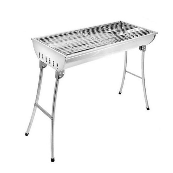 Ψησταριά inox αναδιπλούμενη 48x30x57cm a002