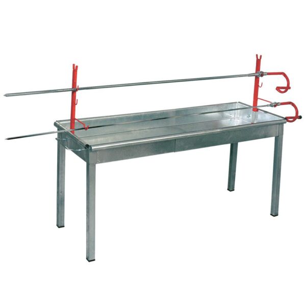 Ψησταρία συρταρωτή χωρις πλάτη 2 θέσεων (δεν συμπεριλαμβάνονται οι σούβλες) 110Χ53Χ147cm