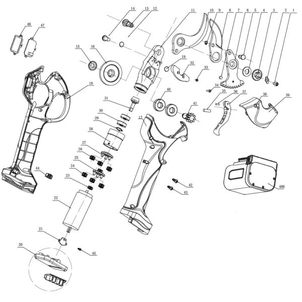 Ανταλλακτικό protech-404s No 19