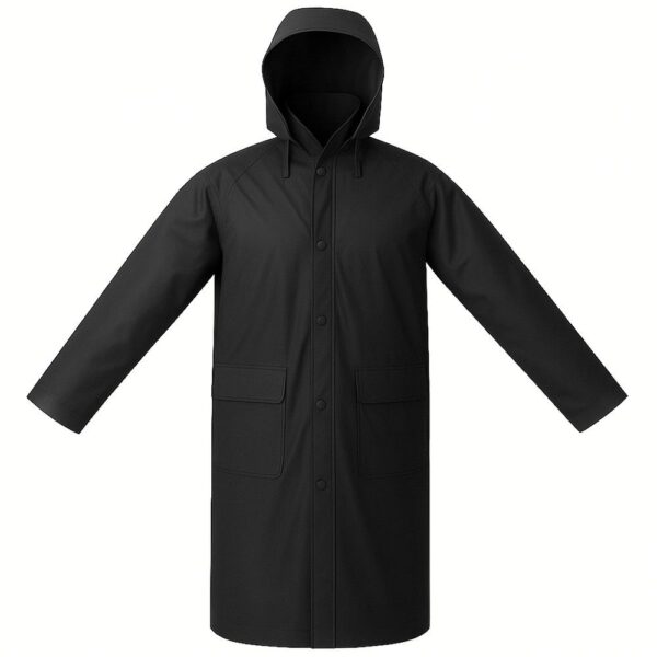 Αδιάβροχο καπαρντίνα μαύρο Cresman tytan XL