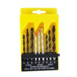 Τρυπάνια σετ 9 τεμάχια σιδήρου ξύλου μπετού