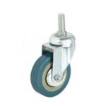 Ροδάκι 50mm φ10mm 50kg ρόδα φρένο με αξονάκι