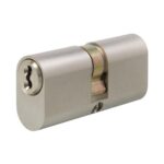 Κύλινδρος απλός Domus νίκελ  54mm (27-27) 14054 οβάλ
