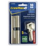 Κύλινδρος Cresman ασφαλείας νίκελ  95mm (45-50)