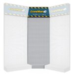 Γωνιακό σταντ προβολής Cresman 220x100x45cm
