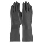 Γάντια μαύρα latex 60gr  L 30cm