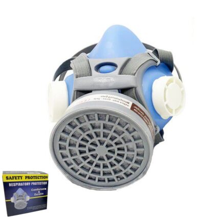 Μάσκα ψεκασμού μονή μπλε σιλικόνης