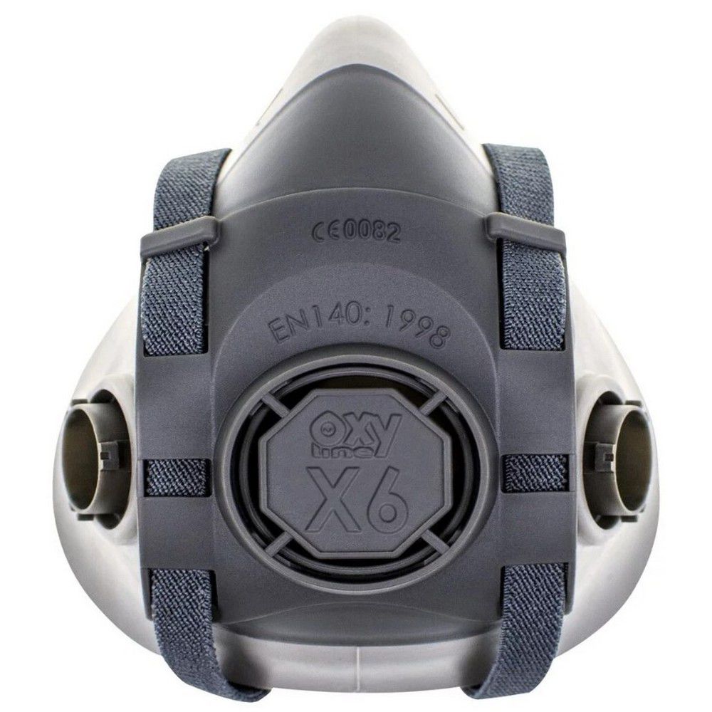 02-04-06-08-031 Μάσκα ψεκασμού Oxyline μισού προσώπου oxy-X6 tpr - Image 1