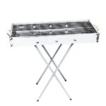 Ψησταριά inox αναδιπλούμενη md-008 85Χ32cm