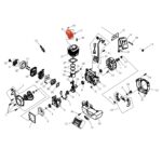 Ανταλλακτικό θαμνοκοπτικού 552R κινητήρα No.  29+30+31+42