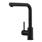 Μπαταρία αναμεικτική Cresman melia κουζίνας μαυρη inox series