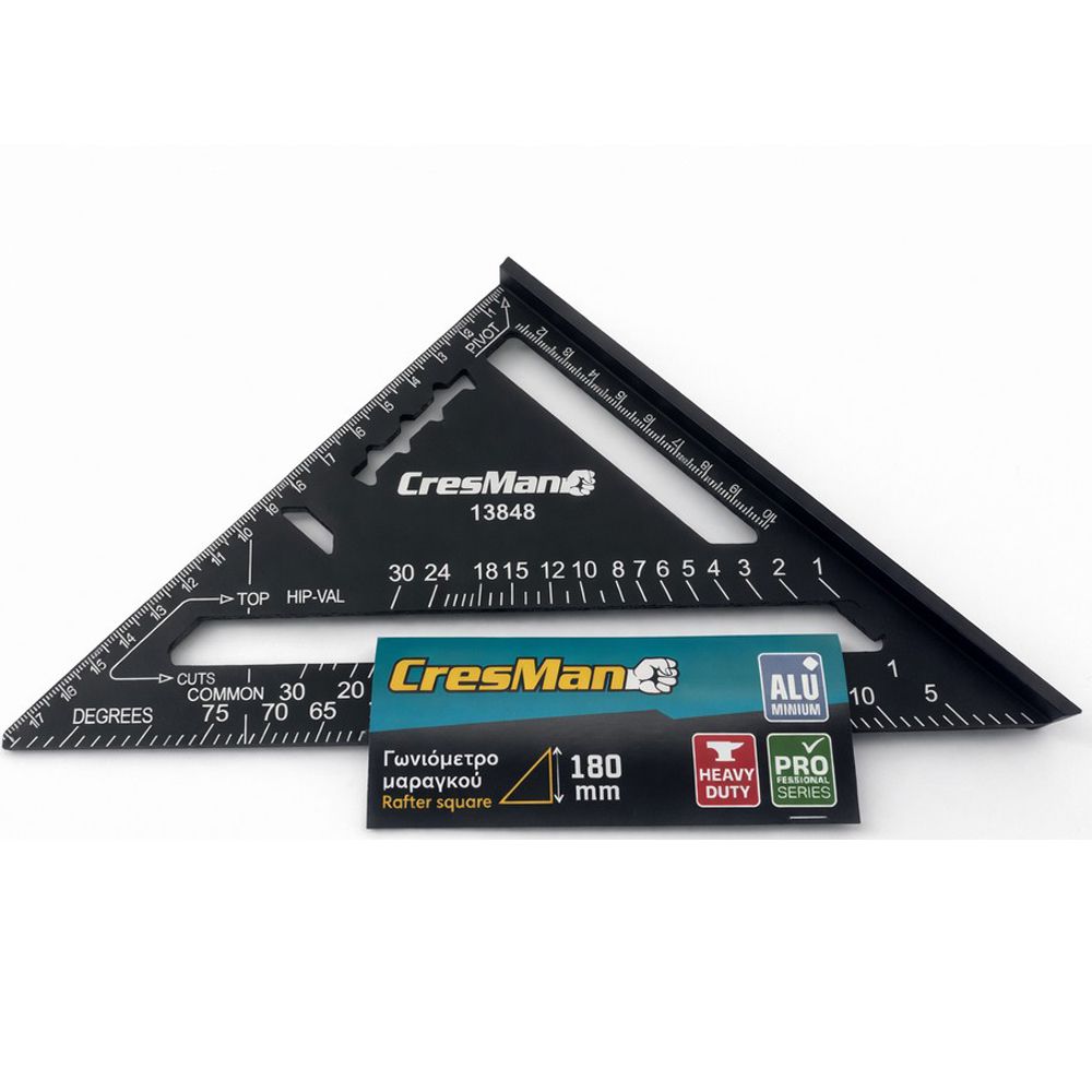 12-01-01-99-003 Γωνιόμετρο μαραγκών Cresman 18cm - Image 1