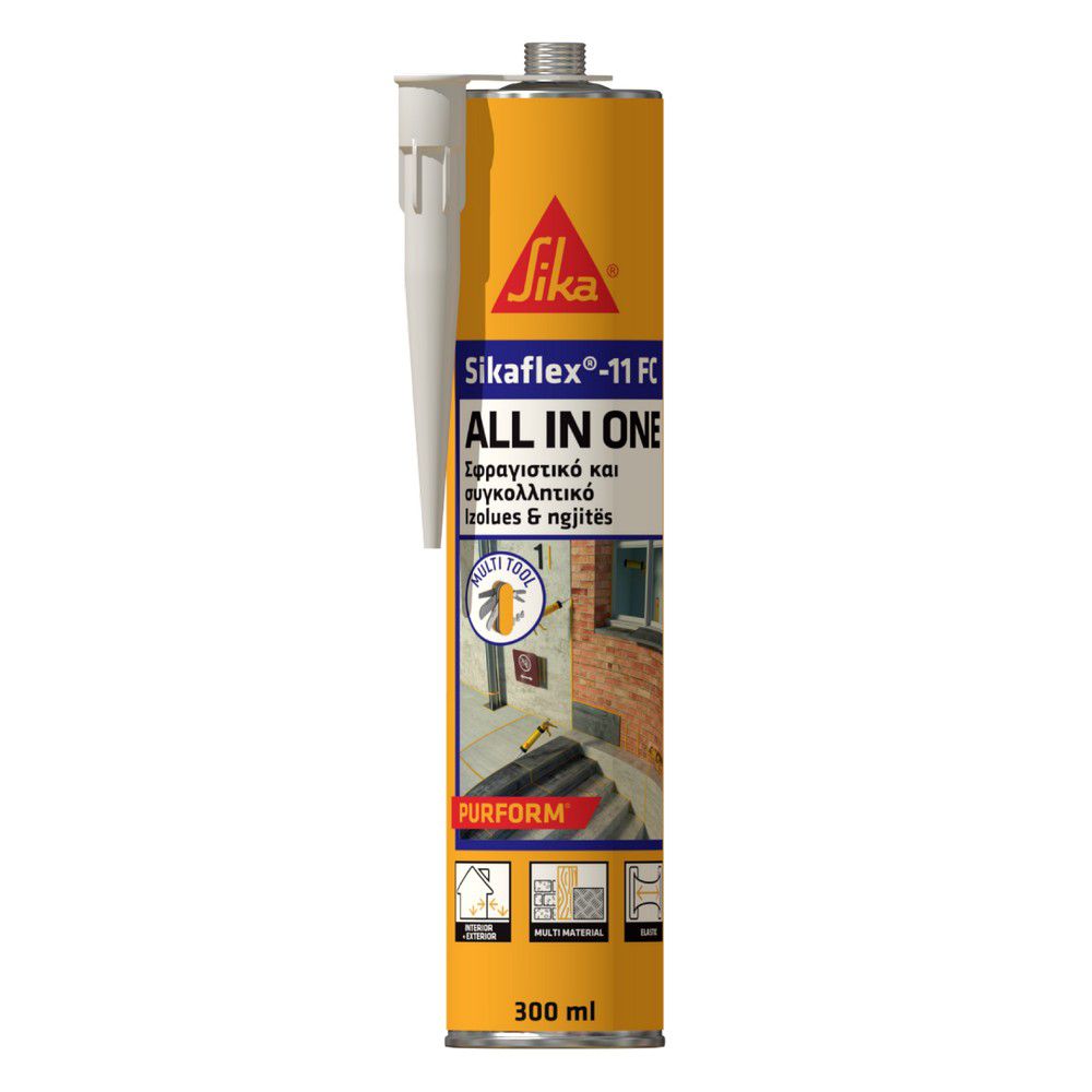 13-01-02-99-027 Σφραγιστικό φύσιγγα Sika sikaflex 11 fc purform άσπρο 300ml 693903 - Image 1