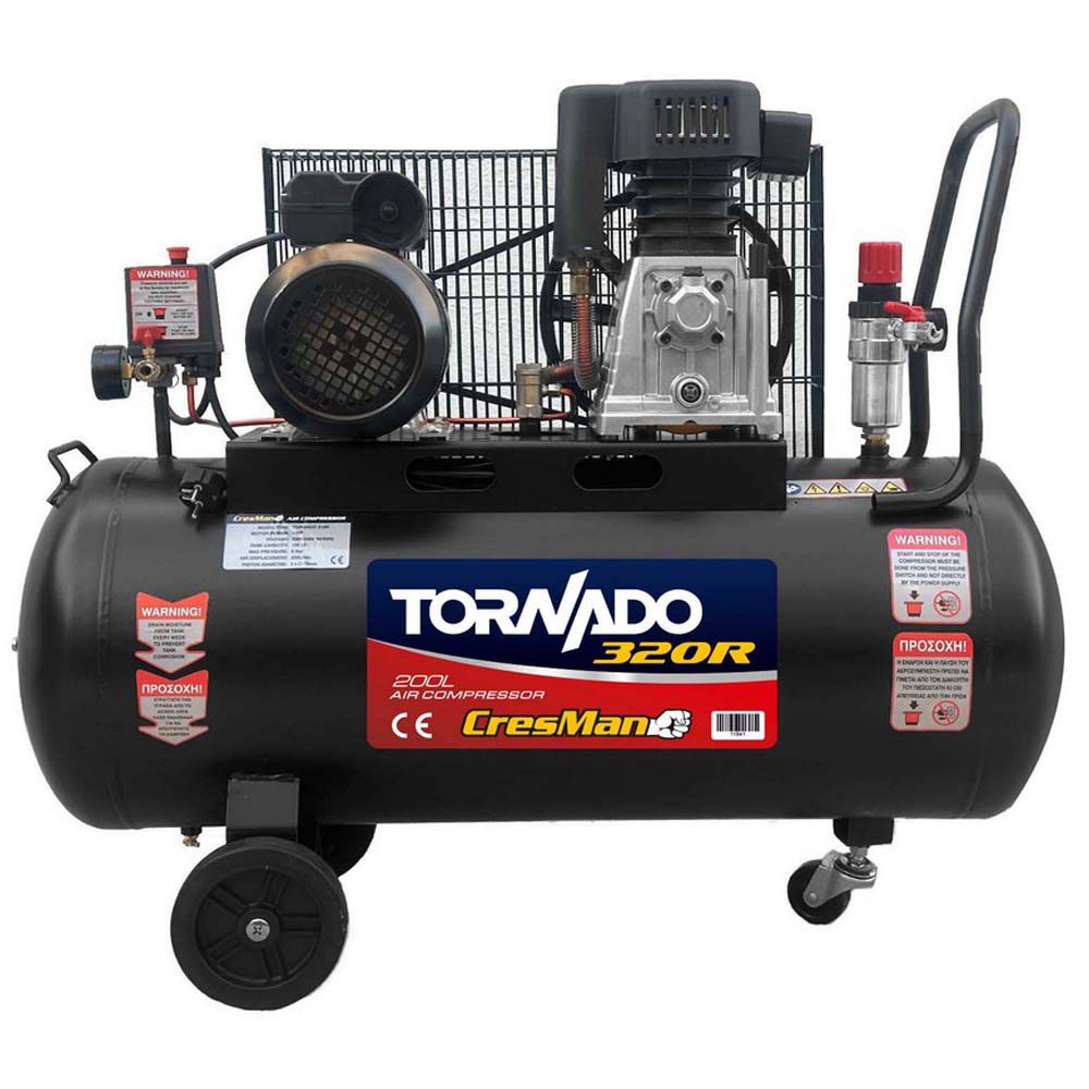 15-02-01-05-009 Κομπρεσέρ αέρος Cresman tornado 320r 200l 4.0hp - Image 1