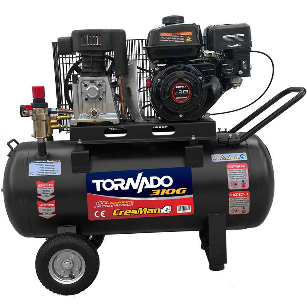 15-02-01-05-012 Κομπρεσέρ αέρος βενζίνης Cresman tornado 310g gasoline 100l 6.5hp - Image 1