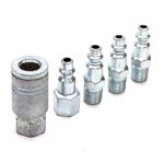 Ταχυσύνδεσμοι αέρος σετ 5 τεμάχια Voylet Αμερικάνικου-Ευρωπαικού τύπου