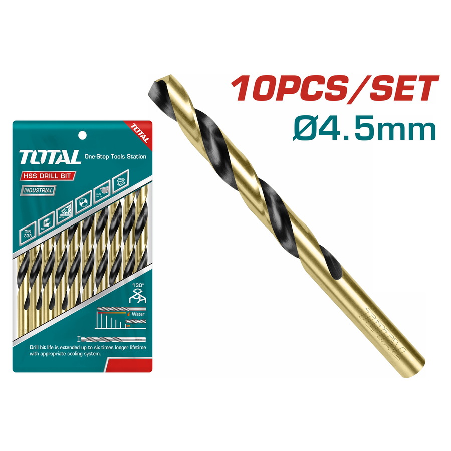 TAC100453 TOTAL ΤΡΥΠΑΝΙ HSS DIN 338 4.5mm (TAC100453) - Image 1