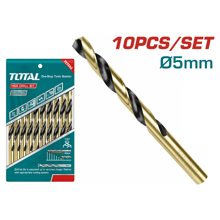 TAC100503 TOTAL ΤΡΥΠΑΝΙ HSS DIN 338 5mm (TAC100503) - Image 1