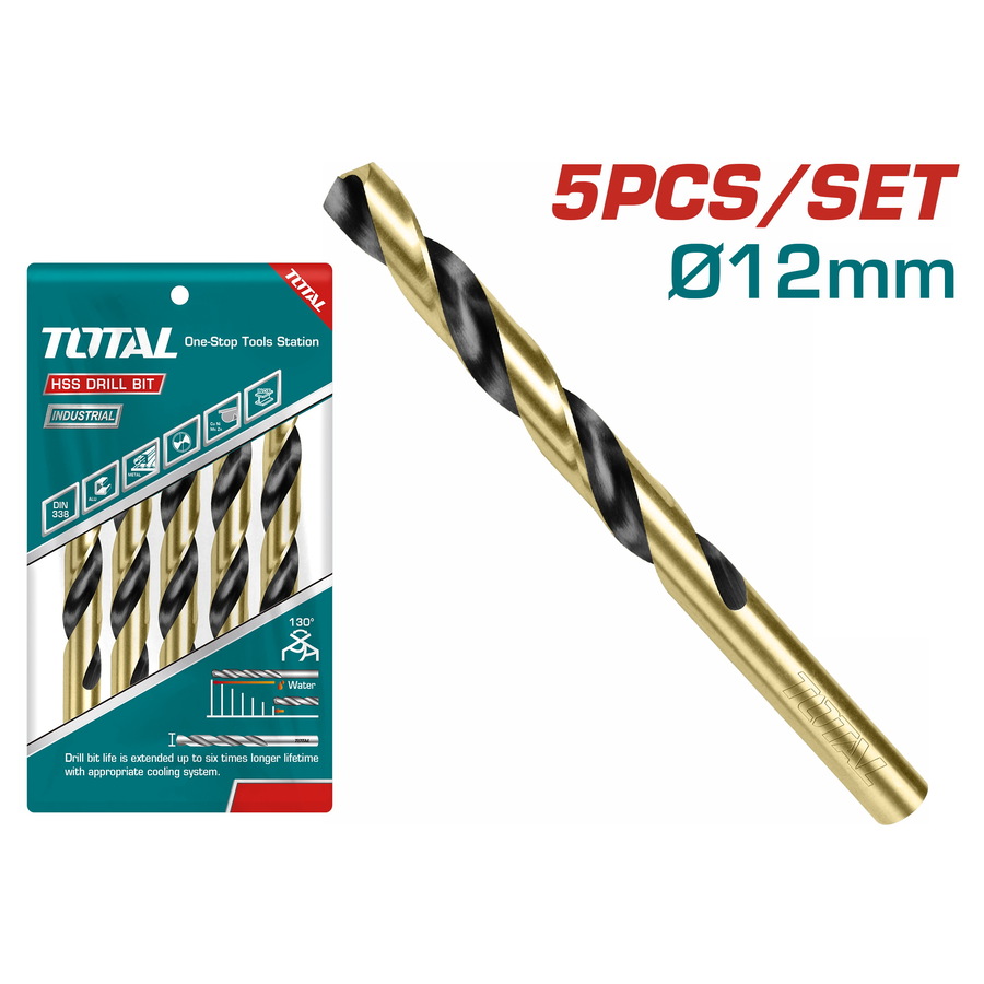 TAC101203 TOTAL ΤΡΥΠΑΝΙ HSS DIN 338 12mm (TAC101203) - Image 1