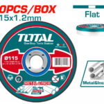 TOTAL ΔΙΣΚΟΣ ΚΟΠΗΣ ΙΝΟΧ - ΜΕΤΑΛΛΟΥ 115 Χ 1.2mm ΣΕ ΜΕΤΑΛΛΙΚΟ ΚΟΥΤΑΚΙ (TAC2211155)