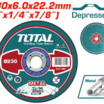 TOTAL ΔΙΣΚΟΣ ΛΕΙΑΝΣΕΩΣ ΜΕΤΑΛΛΟΥ Φ - 230 Χ 6mm (TAC2232301)