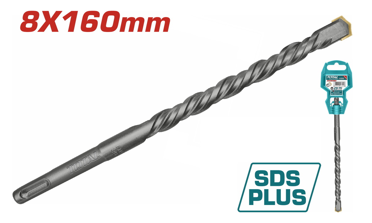 TAC310802 TOTAL ΔΙΑΜΑΝΤΟΤΡΥΠΑΝΟ SDS-PLUS 8 X 160mm (TAC310802) - Image 1
