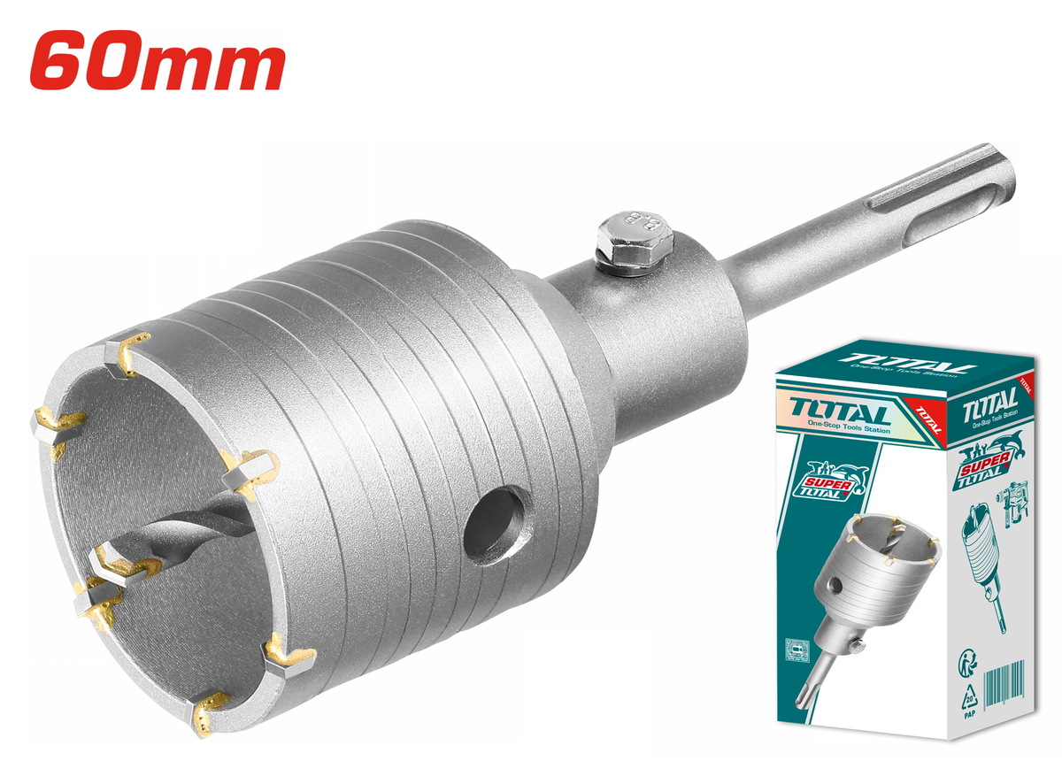 TAC430601 TOTAL ΔΙΑΜΑΝΤΟΚΟΡΩΝΑ ΜΠΕΤΟΥ SDS - PLUS 60mm (TAC430601) - Image 1