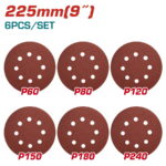 TOTAL ΣΕΤ ΓΥΑΛΟΧΑΡΤΑ 6ΤΕΜ ΓΙΑ TWS10501 (TAC732251)