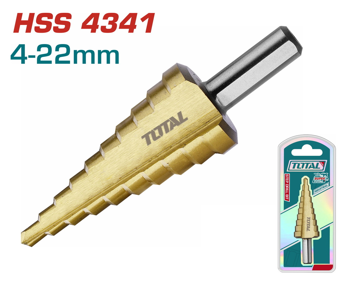 TAC7542201 TOTAL ΕΠΑΓΓ. ΤΡΥΠΑΝΙ ΚΩΝΙΚΟ 4-22mm (TAC7542201) - Image 1