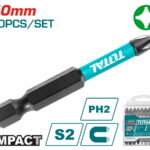 TOTAL ΜΥΤΕΣ ΜΑΓΝΗΤΙΚΕΣ ΜΑΥΡΕΣ ΡH2 50mm 10ΤΕΜ (TACIM16PH223)