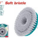 TOTAL ΕΠΑΓΓ. ΒΟΥΡΤΣΑ ΚΑΘΑΡΙΣΜΟΥ ΔΡΑΠΑΝΟΥ 1/4" - Φ-90mm ΜΑΛΑΚΗ (TACS1401)