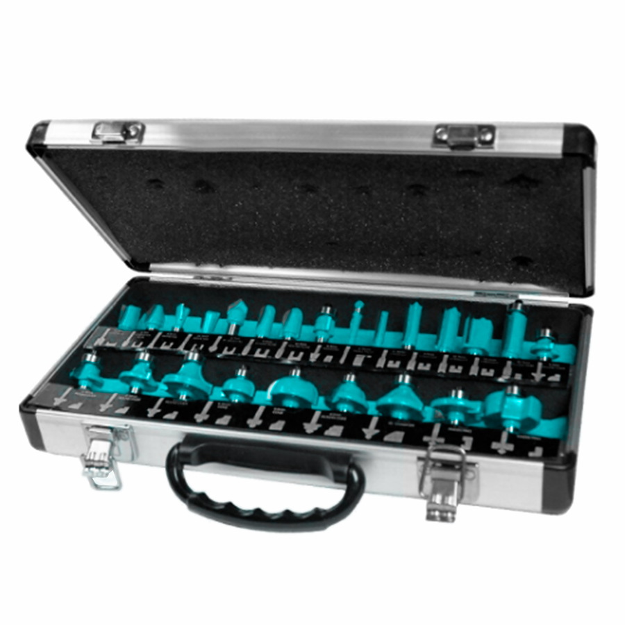TACSR02406 TOTAL ΣΕΤ ΜΑΧΑΙΡΙΑ ΡΟΥΤΕΡ 6mm 24ΤΕΜ (TACSR02406) - Image 1