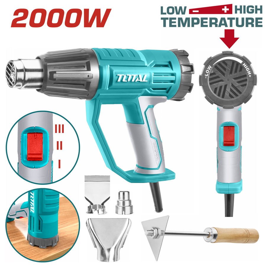TB20045 TOTAL ΕΠΑΓΓ. ΠΙΣΤΟΛΙ ΘΕΡΜΟΥ ΑΕΡΑ 2.000W (TB20045) - Image 1