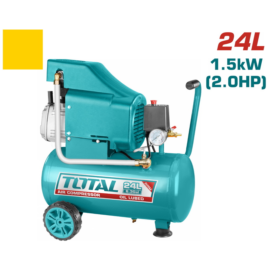 TC202416 TOTAL ΑΕΡΟΣΥΜΠΙΕΣΤΗΣ ΛΑΔΙΟΥ 1.5kW / 2HP / 24Lit (TC202416) - Image 1