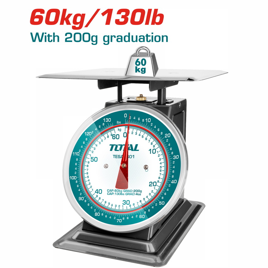 TESA5601 TOTAL ΖΥΓΑΡΙΑ ΕΛΑΤΗΡΙΟΥ 60Kg (TESA5601) - Image 1