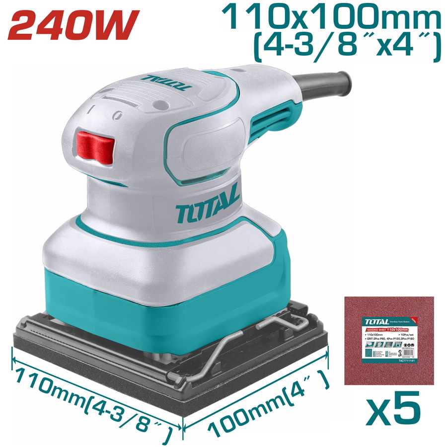 TF2241108 TOTAL ΕΠΑΓΓ. ΤΡΙΒΕΙΟ ΧΟΥΦΤΑΣ 240W (TF2241108) - Image 1