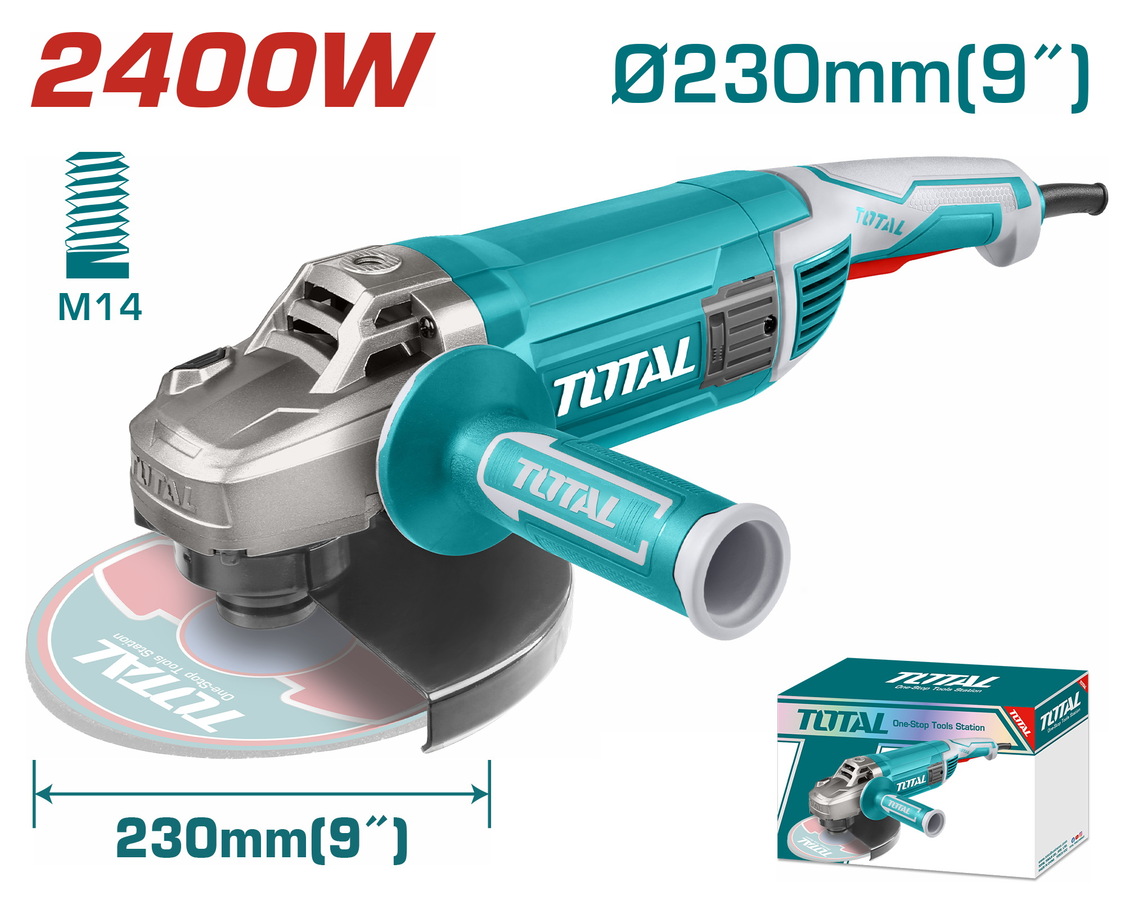 TG1252306E TOTAL ΕΠΑΓΓ. ΓΩΝΙΑΚΟΣ ΛΕΙΑΝΤΗΡΑΣ 2.400W - 230mm (TG1252306E) - Image 1
