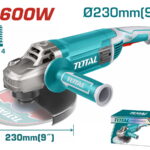 TOTAL ΕΠΑΓΓ. ΓΩΝΙΑΚΟΣ ΛΕΙΑΝΤΗΡΑΣ 2.600W - 230mm (TG1262306)