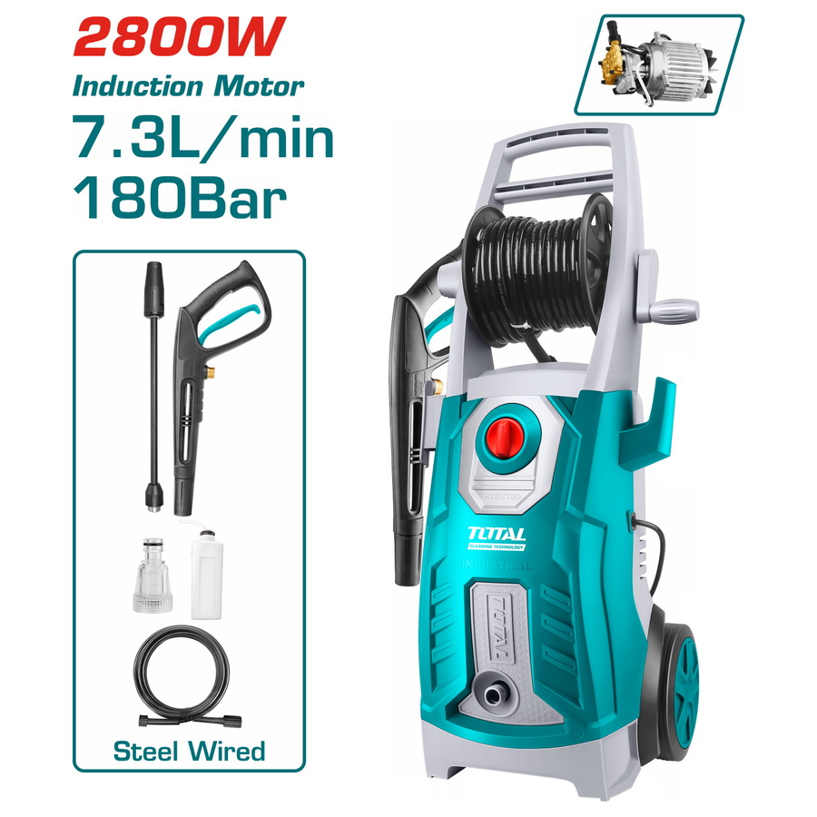 TGT11266 TOTAL ΕΠΑΓΓ. ΠΛΥΣΤΙΚΟ ΝΕΡΟΥ 2.800W / 180 Bar / Induction Motor (TGT11266) - Image 1