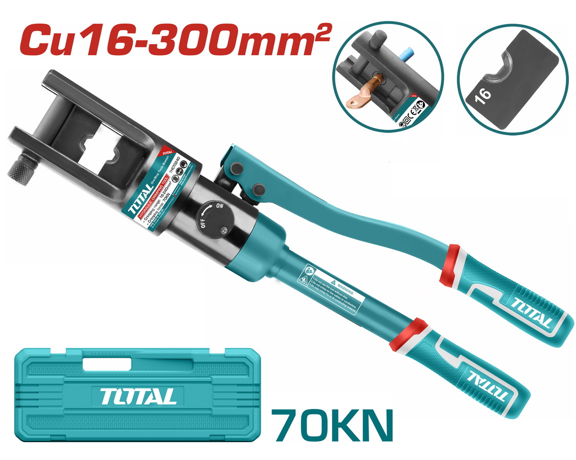 THCT0240 TOTAL ΥΔΡΑΥΛΙΚΗ ΠΡΕΣΑ ΑΚΡΟΔΕΚΤΩΝ Cu 16-240mm2 (THCT0240) - Image 1