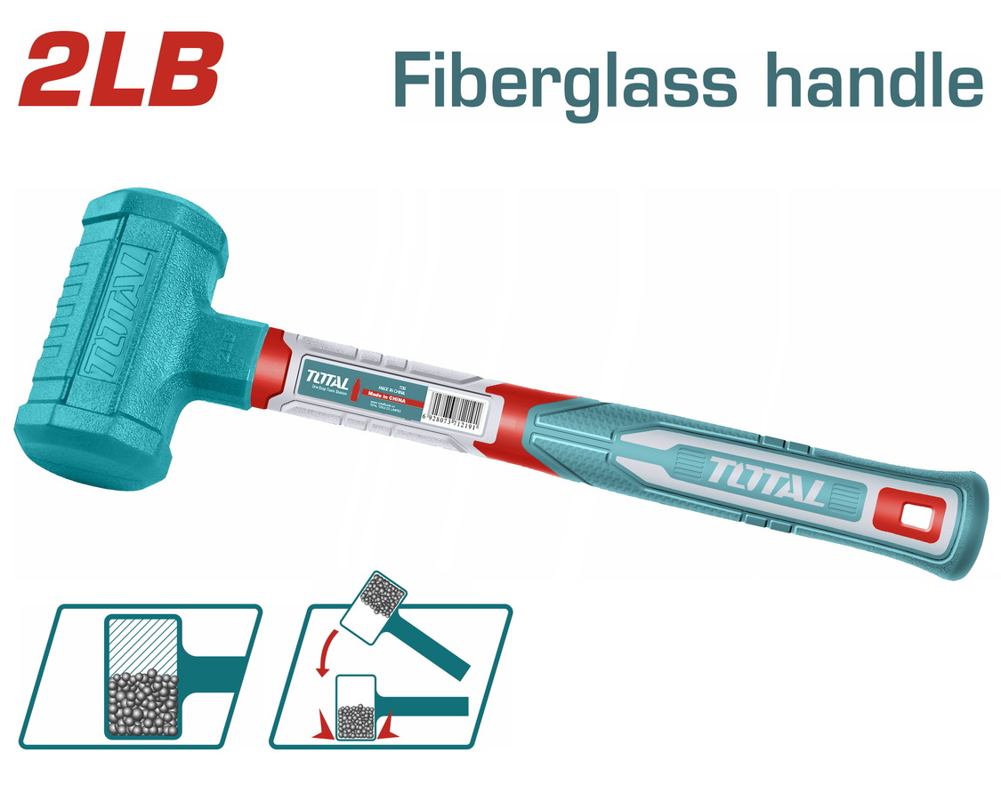 THDBM06028 TOTAL ΕΠΑΓΓ. ΜΑΤΣΟΛΑ ΜΕ ΑΜΜΟ FIBREGLASS ΛΑΒΗ 2LB / 850gr (THDBM06028) - Image 1