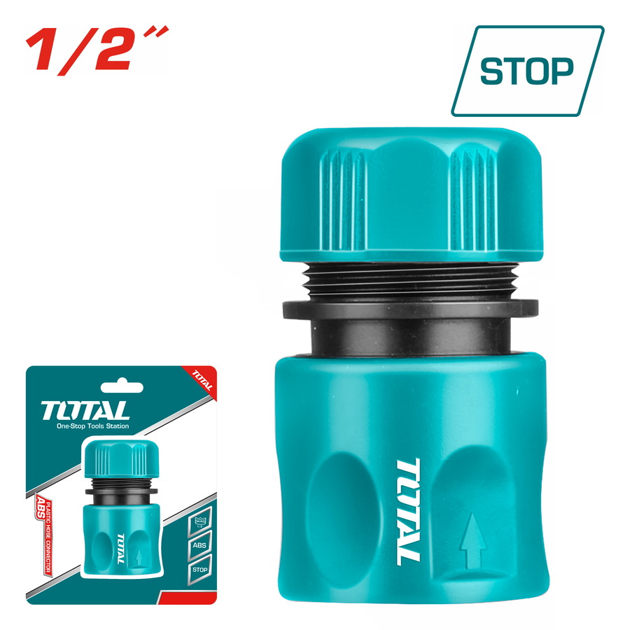 THHCS01121 TOTAL ΤΑΧΥΣΥΝΔΕΣΜΟΣ ΜΕ ΒΑΛΒΙΔΑ STOP 1/2" (THHCS01121) - Image 1