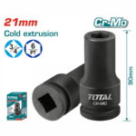 TOTAL ΕΠΑΓΓ. ΚΑΡΥΔΑΚΙ ΑΕΡΟΣ ΜΑΥΡΟ ΕΞΑΓΩΝΟ 3/4" - 21mm (THHISD3421L)