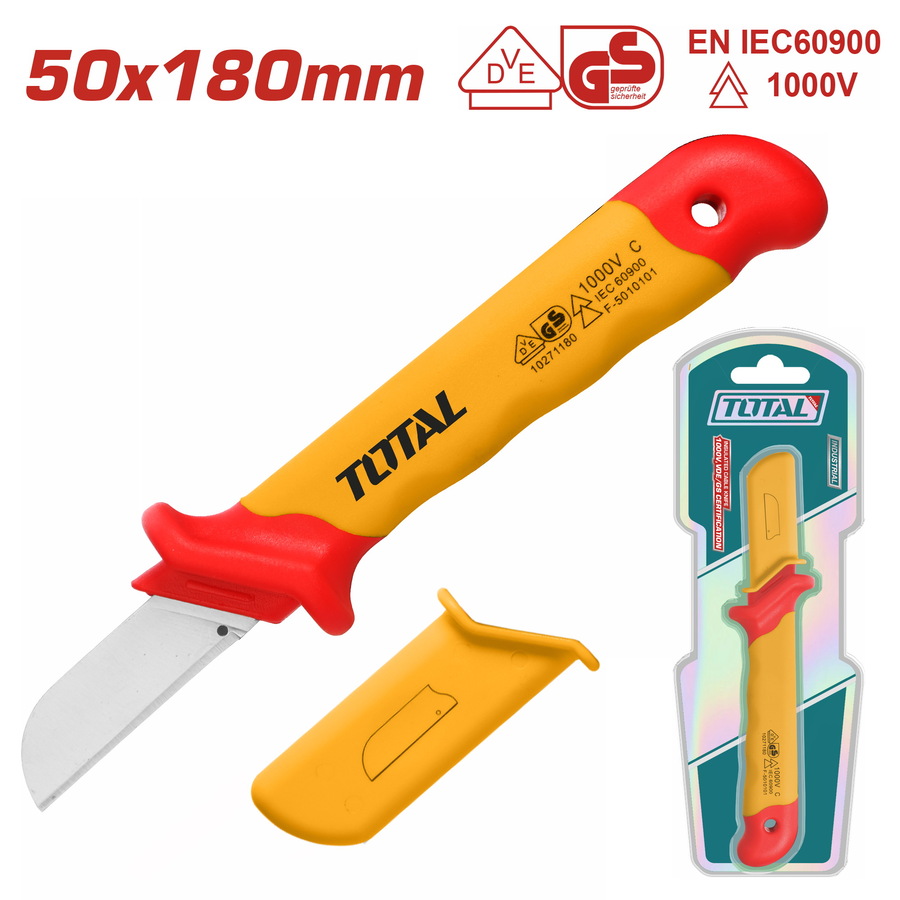 THICK1801 TOTAL ΜΑΧΑΙΡΙ ΑΠΟΓΥΜΝΩΣΗΣ ΚΑΛΩΔΙΩΝ ΙΣΙΟ 180mm 1000V VDE (THICK1801) - Image 1