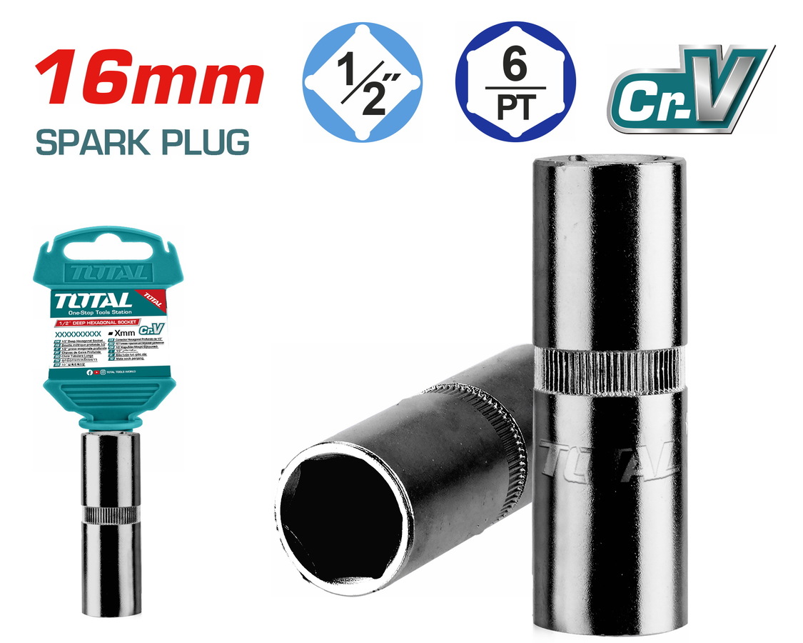 THSPS12166 TOTAL ΚΑΡΥΔΑΚΙ ΓΙΑ ΜΠΟΥΖΙ 1/2" 16mm (THSPS12166) - Image 1