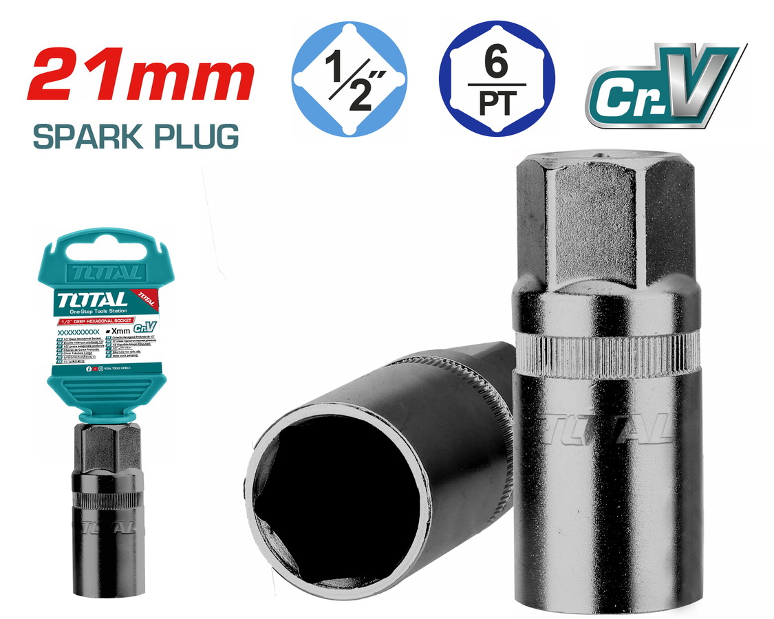 THSPS12216 TOTAL ΚΑΡΥΔΑΚΙ ΓΙΑ ΜΠΟΥΖΙ 1/2" 21mm (THSPS12216) - Image 1